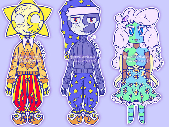 SAMS Refs (in my artstyle) SAMS Refs (in my artstyle)